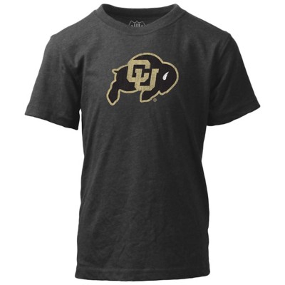 Wes and Willy Kids' Colorado Buffaloes Basic Logo T-Shirt