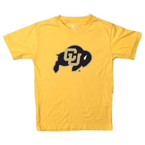 Wes and Willy Kids' Colorado Buffaloes Basic Logo T-Shirt