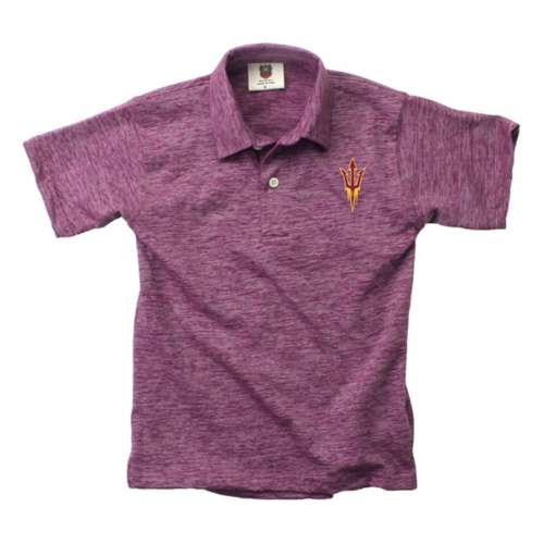 Wes and Willy Kids' Arizona State Sun Devils Yarn Polo