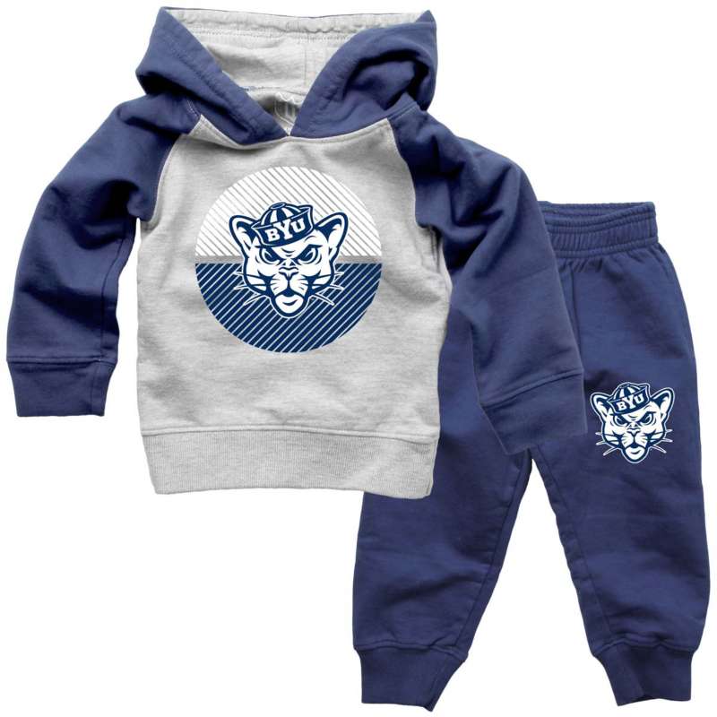 Wes and Willy Toddler BYU Cougars Sweatshirt & Sweatpants Set