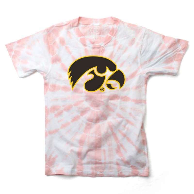 Vegas Golden Knights Youth Pink & Gold Secondary Tie-Dye Tee