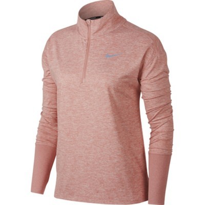 nike quarter zip womens pink