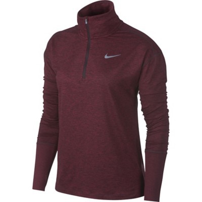 nike half zip core long sleeve running top ladies