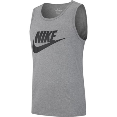 Nike Icon Futura logo tank top in black