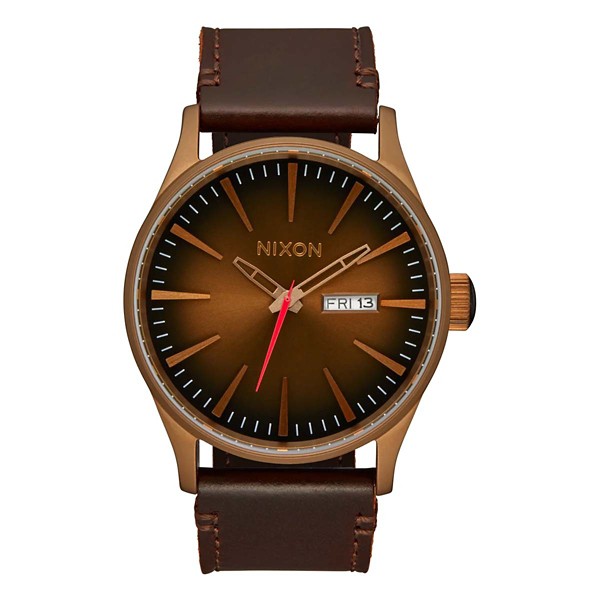 Men's Nixon Sentry Leather Watch watches