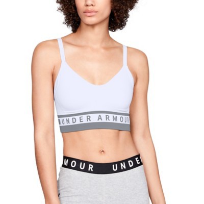 white longline sports bra