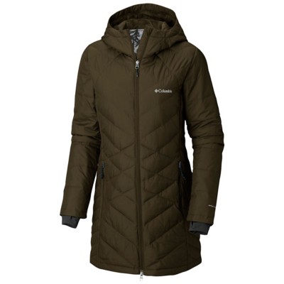 columbia long heavenly hooded jacket