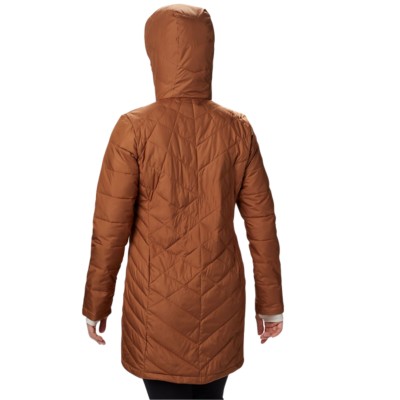 columbia heavenly long hooded jacket for ladies