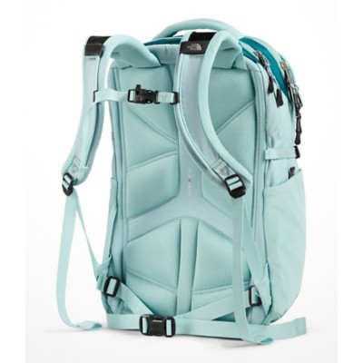 north face backpack light blue