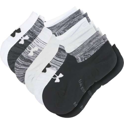 Women's Under Armour Essential Ultra Low Tab 6 Pack No Show Socks