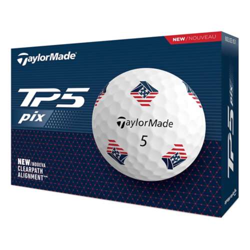 TaylorMade TP5 Pix USA Golf Balls