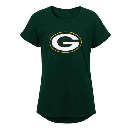 Genuine Stuff Kids' Girls' Green Bay Packers Primary T-Shirt
