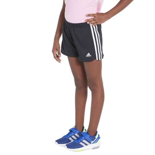 Girls' adidas 3 Stripe Mesh Shorts