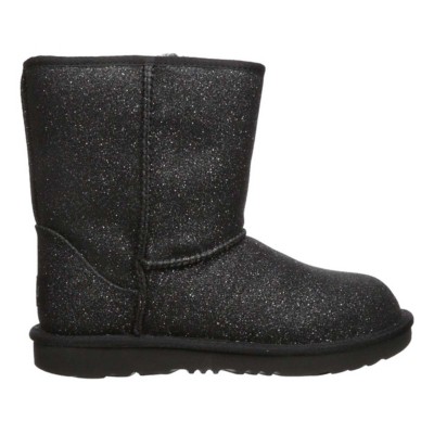 ugg black glitter boots