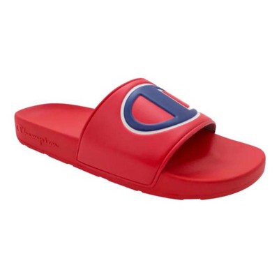 red and blue champion slides
