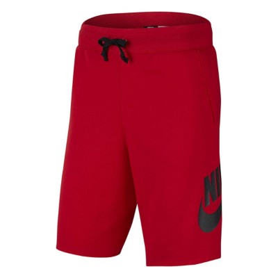 nike shorts red and black