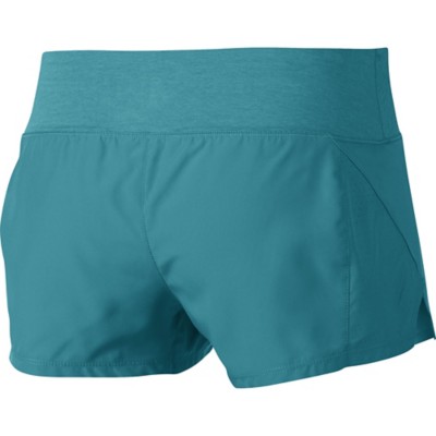 teal nike shorts womens