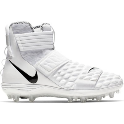 white high top football cleats