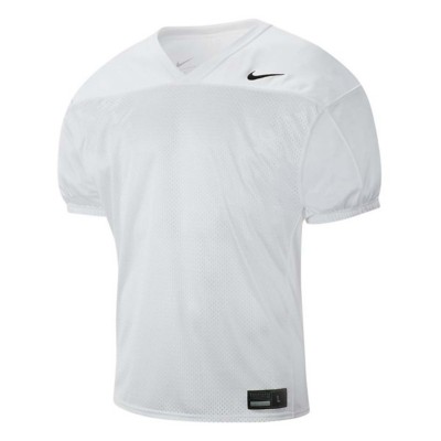 white football practice jersey