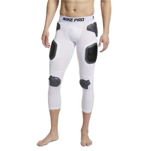 Nike Pro Combat Padded Compression Pants Men's Black 3/4 Length