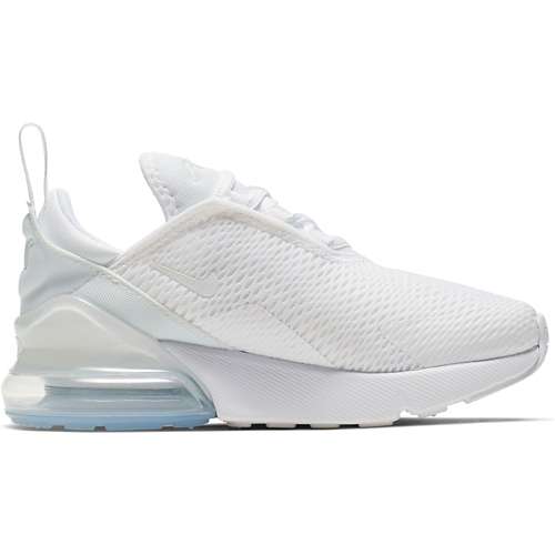 Nike Air Max 270 Big Kids' Shoes in White, Size: 4Y | 943345-103