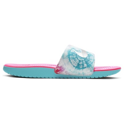 nike slides tie dye