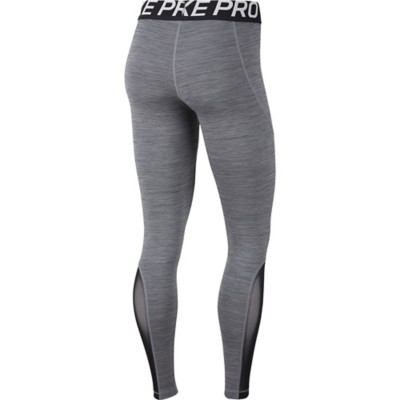 nike grey leggings with panel detail