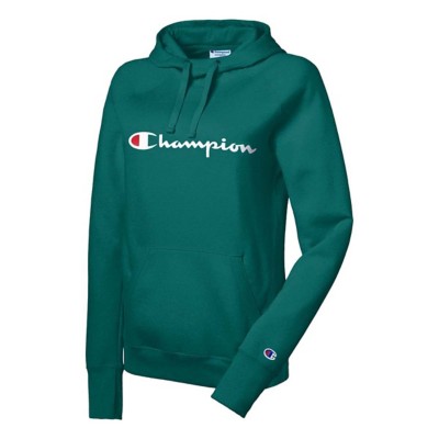 green women's champion hoodie