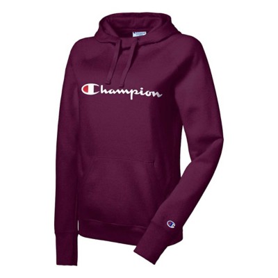 champion hoodie womens maroon