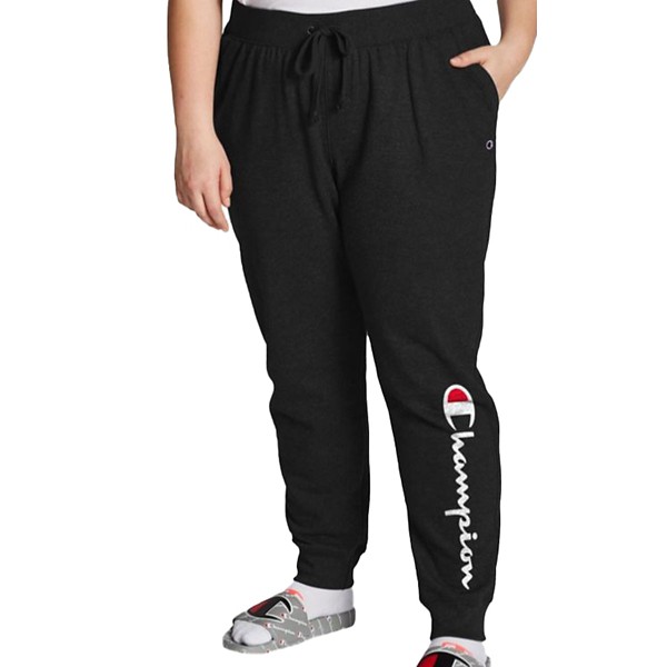 Women's Champion Plus Powerblend Vertical Graphic Joggers product image