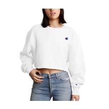 Women's champion reverse outlet weave crop crew sweatshirt