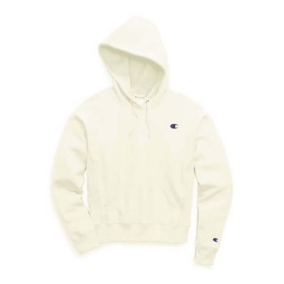 cream colored champion hoodie