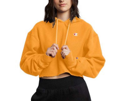 yellow womens champion hoodie