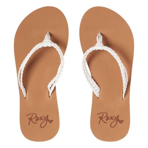 Big Girls' Roxy Costas II Flip Flop Wolf sandals
