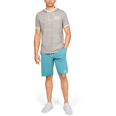 under armour terry short sleeve hoodie