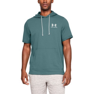 mens under armour short sleeve hoodie