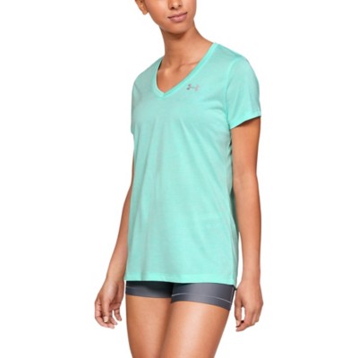 under armour v neck t shirt women's