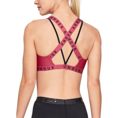 under armour women's strappy wordmark sport bralette