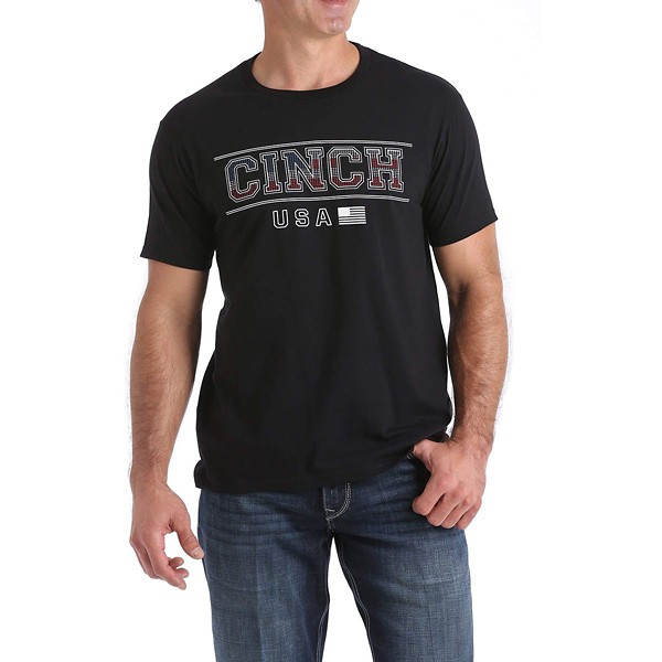Men's Cinch Patriotic Logo T-Shirt product image