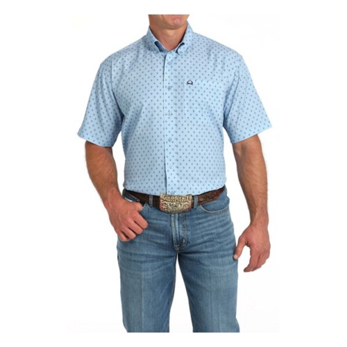 Men's Cinch Arenaflex Western Diamond Print Button Up Shirt