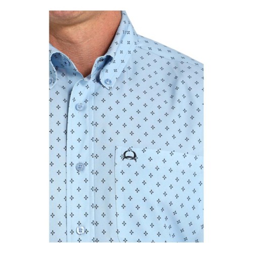 Men's Cinch Arenaflex Western Diamond Print Button Up Shirt