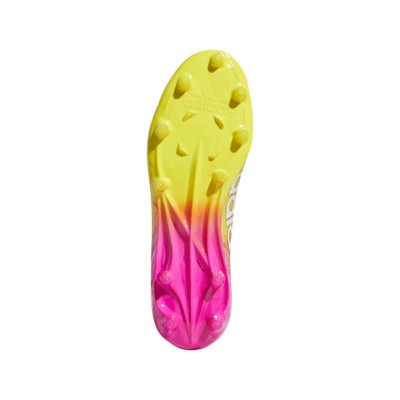 pink and yellow football cleats