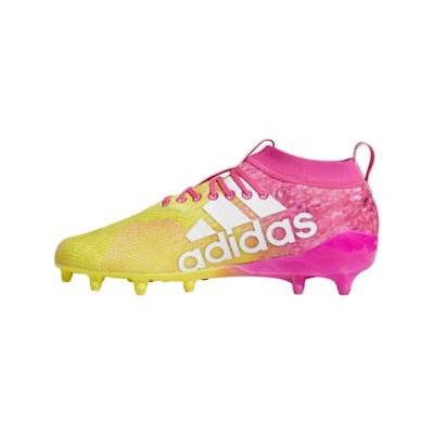 pink high top football cleats