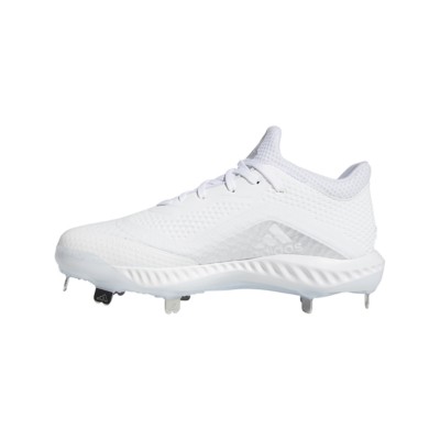 white adidas softball cleats