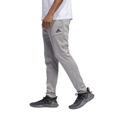 adidas men's team issue tapered fleece pants