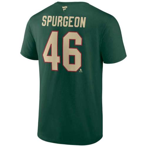 Fanatics Minnesota Wild Jared Spurgeon Name & Number T-Shirt