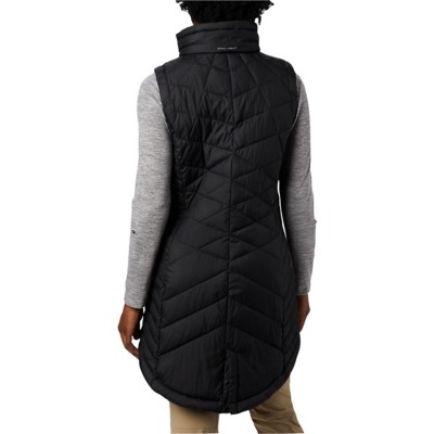 columbia long vest