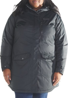 Women's Columbia Plus Size Suttle Mountain Detachable Hood Mid Parka