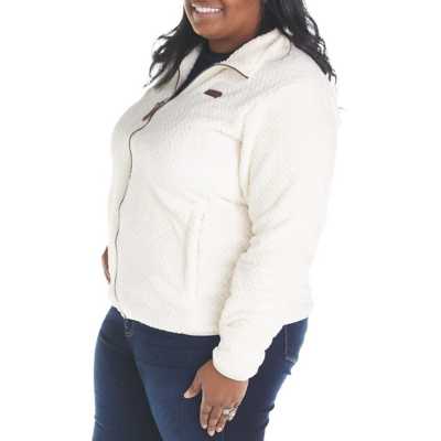 columbia fire side sherpa full zip jacket women's plus sizes