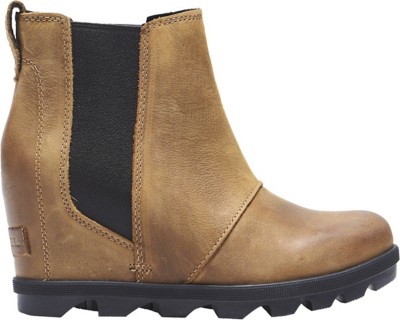 sorel joan waterproof wedge felt chelsea boot